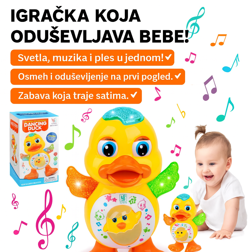 Vesela Patkica koja Pleše – Igračka koja Oduševljava 🎵🐥💡